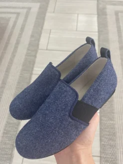 Manuela De Juan Manuela Marine Flannel Smoking Loafer Clearance