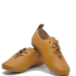 Manuela De Juan Manuela Mustard Leather Derby Best