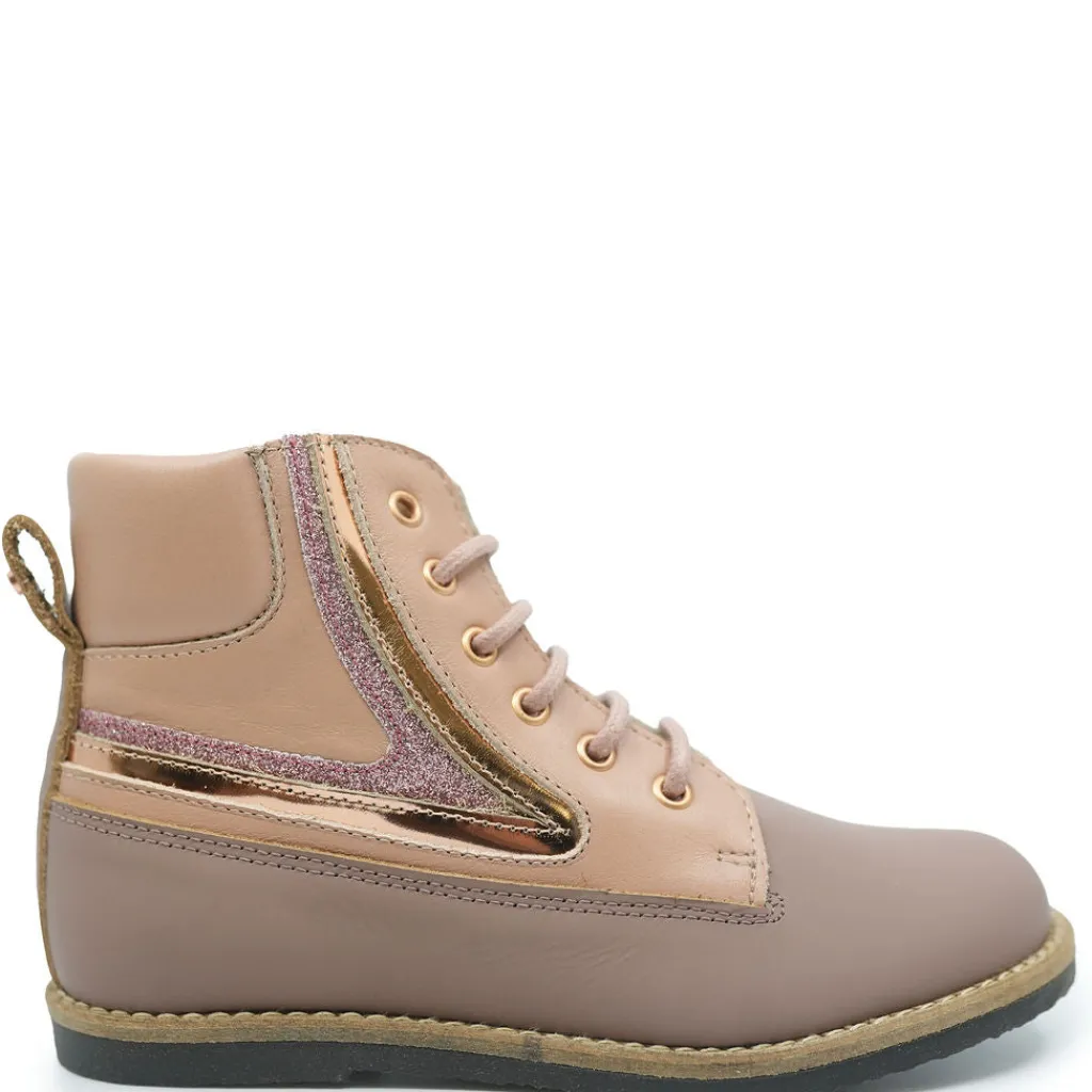 Manuela De Juan Manuela Old Rose Rubber Bootie Outlet