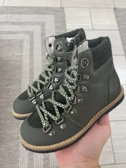 Manuela De Juan Manuela Olive Gum Combat Boot Sale
