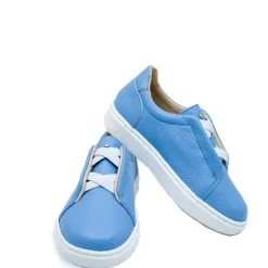 Manuela De Juan Manuela Pale Blue Elastic Sneaker Fashion