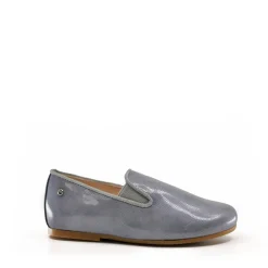 Manuela De Juan Manuela Patent Blue/Gray Loafer Sale