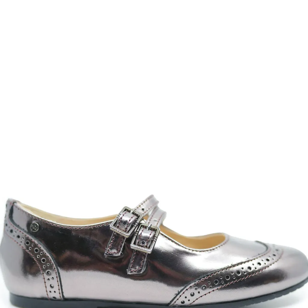 Manuela De Juan Manuela Pewter Wingtip Mary Jane New
