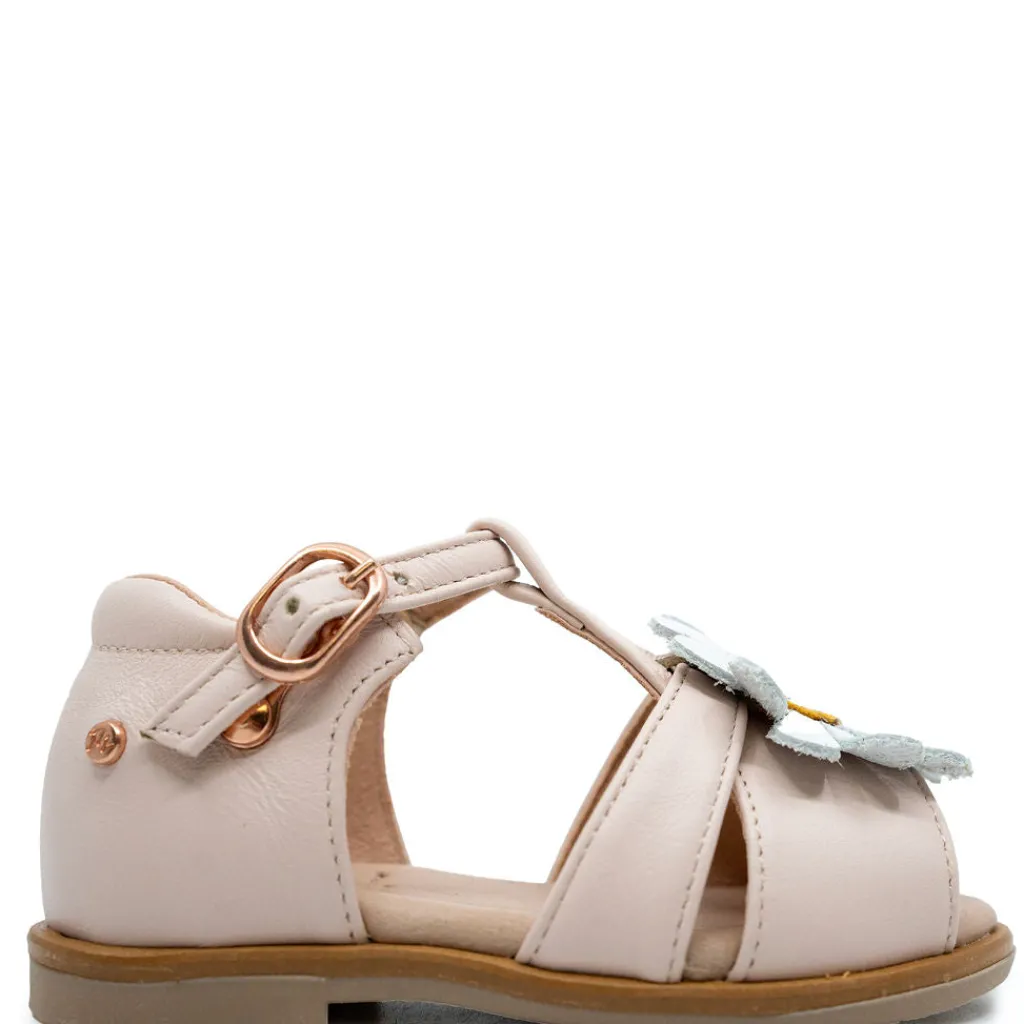 Manuela De Juan Manuela Pink Daisy Baby Sandal New