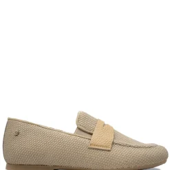 Manuela De Juan Manuela Sand Gum Twill Penny Loafer Sale