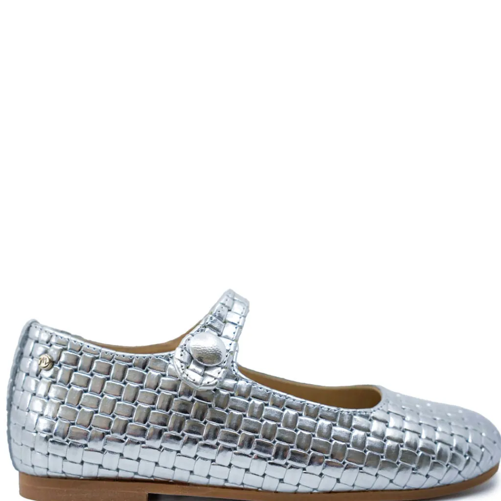 Manuela De Juan Manuela Silver Square Mary Jane Sale