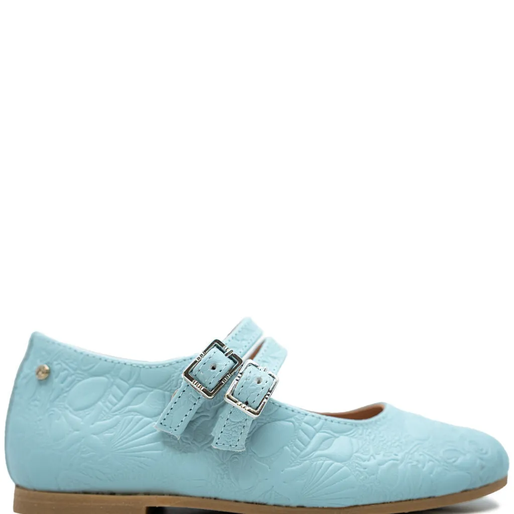 Manuela De Juan Manuela Sky Blue Double Strap Mary Jane Fashion
