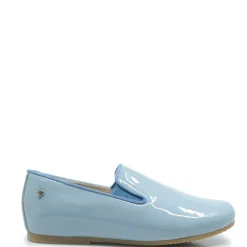 Manuela De Juan Manuela Sky Blue Patent Smoking Loafer Hot