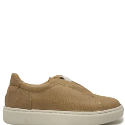 Manuela De Juan Manuela Taupe Textured Elastic Sneaker Best