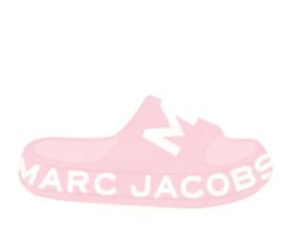 Marc Jacobs Pink Logo Slide Fashion