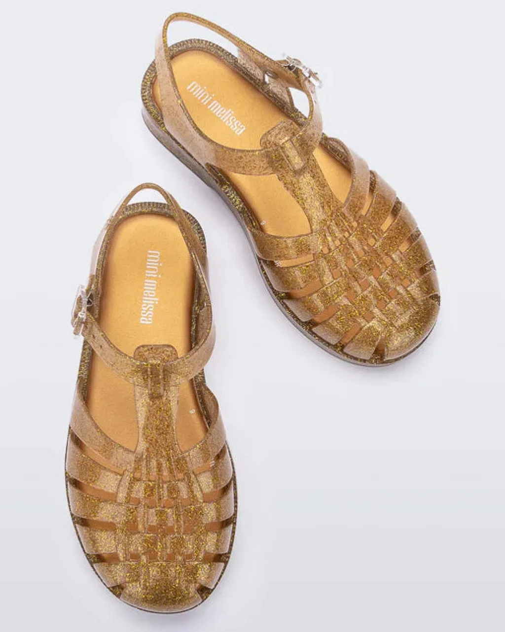 Melissa Mini Gold Glitter Gladiator Sandal Best
