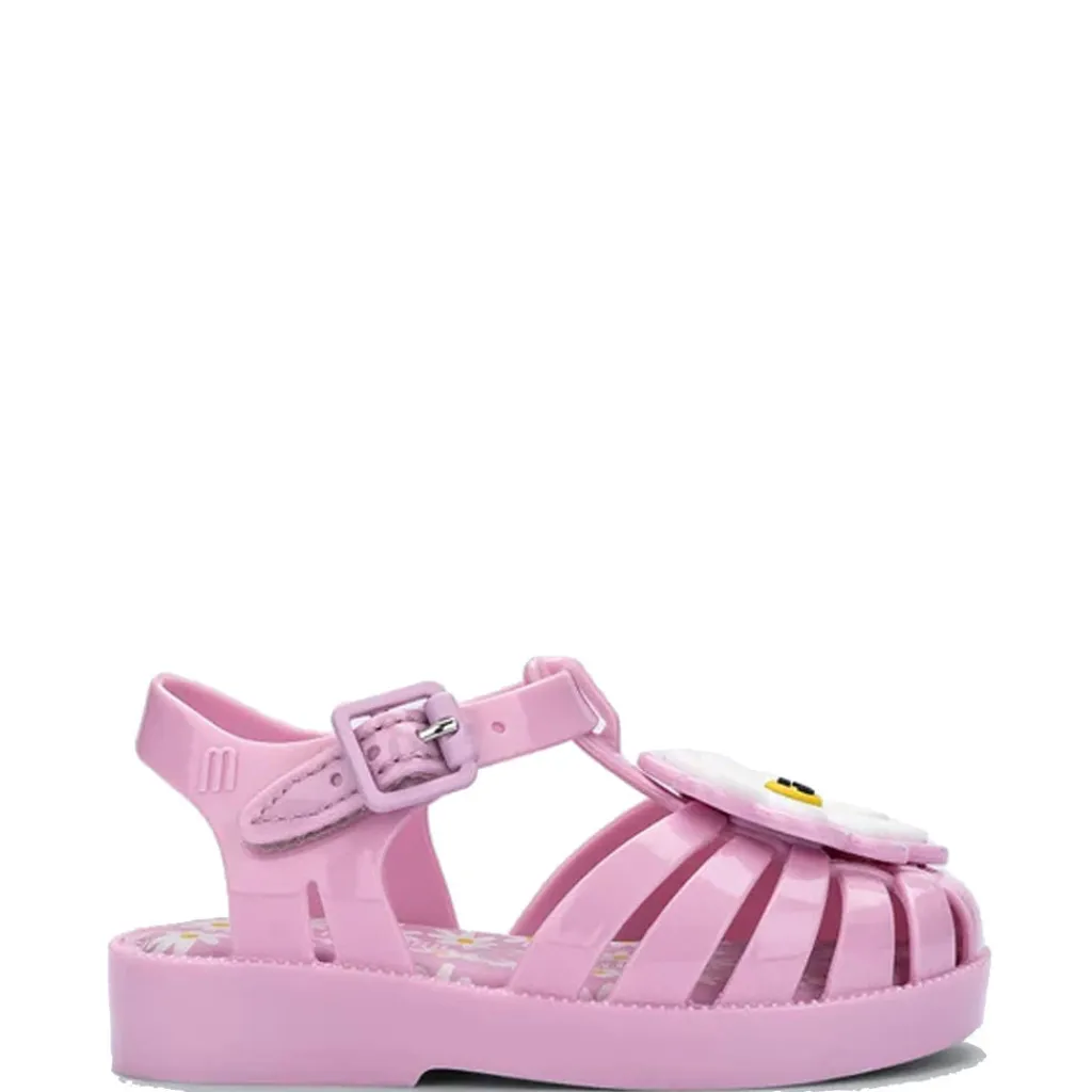 Melissa Mini Purple Daisy Jelly Gladiator Sandal Outlet