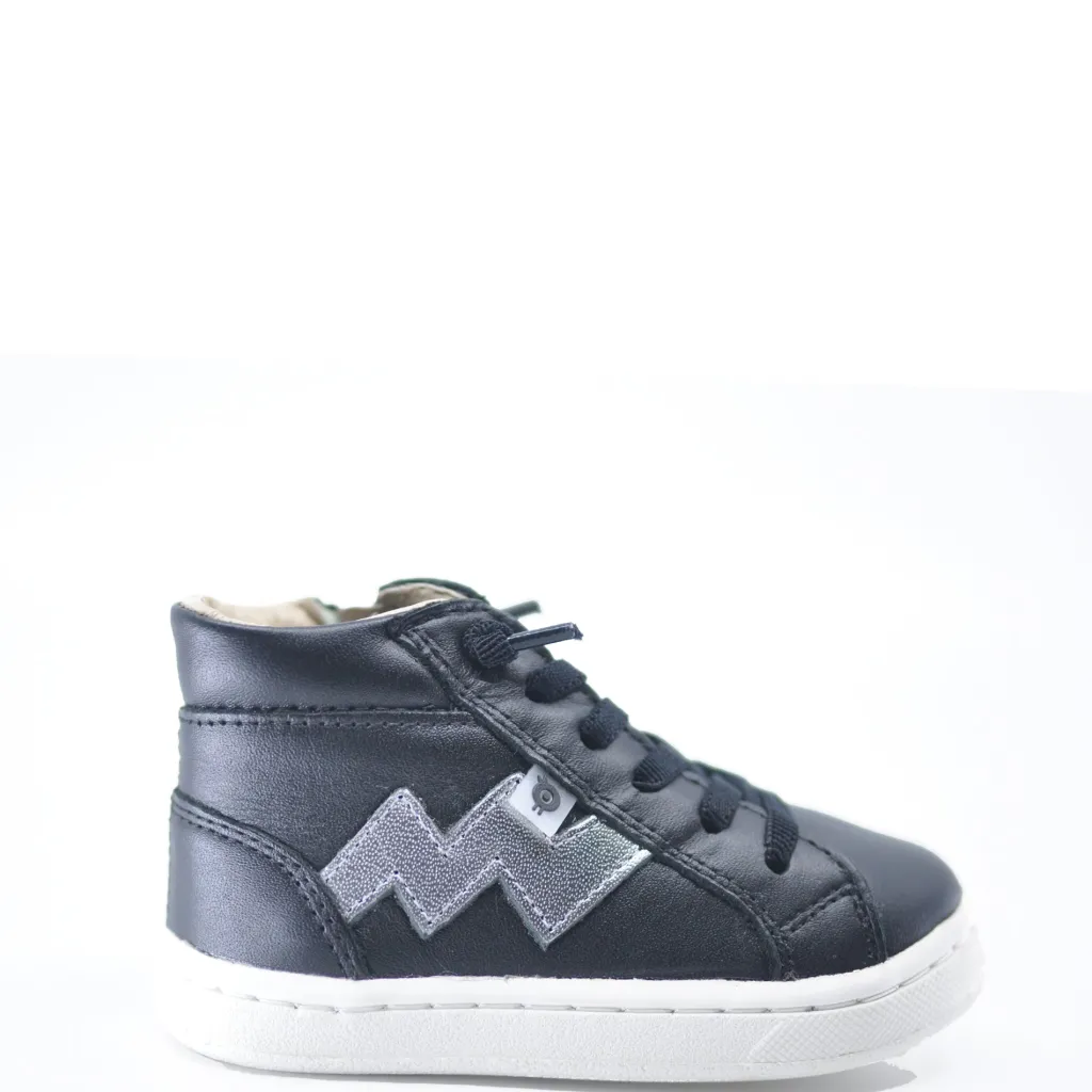 Old Soles Black Velcro Baby Sneaker Hot
