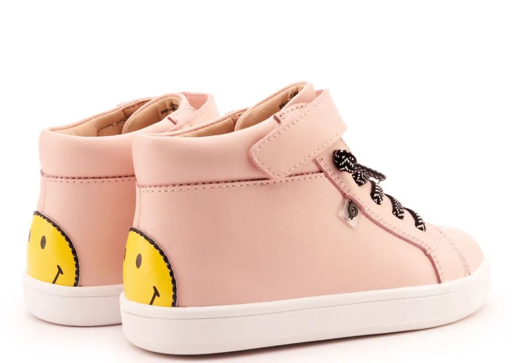 Old Soles Powder Pink Smile Hi Top Sneaker Fashion