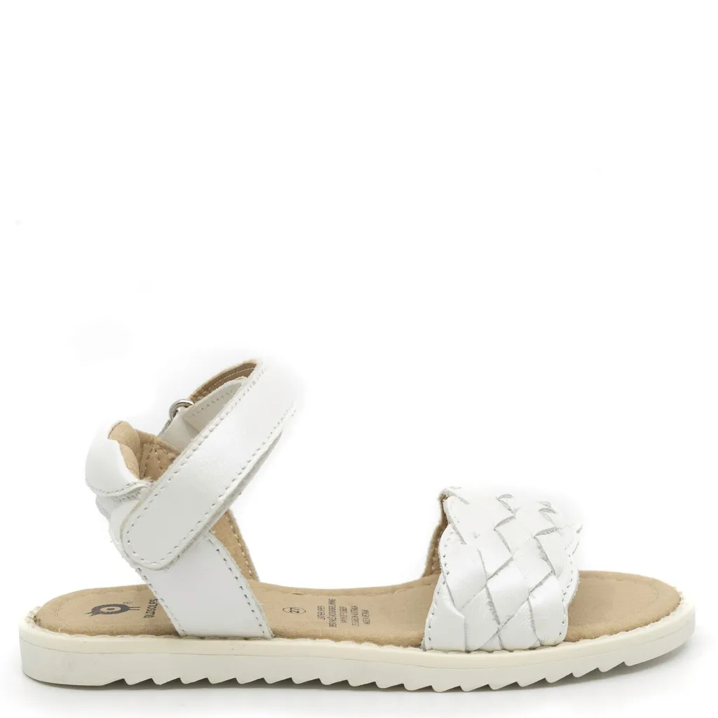 Old Soles White Braided Velcro Sandal Fashion