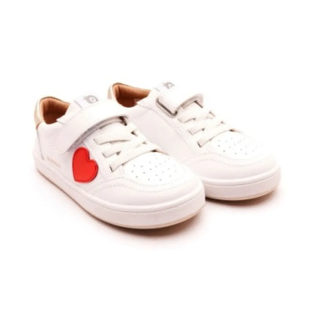 Old Soles White Heart Sneaker Online