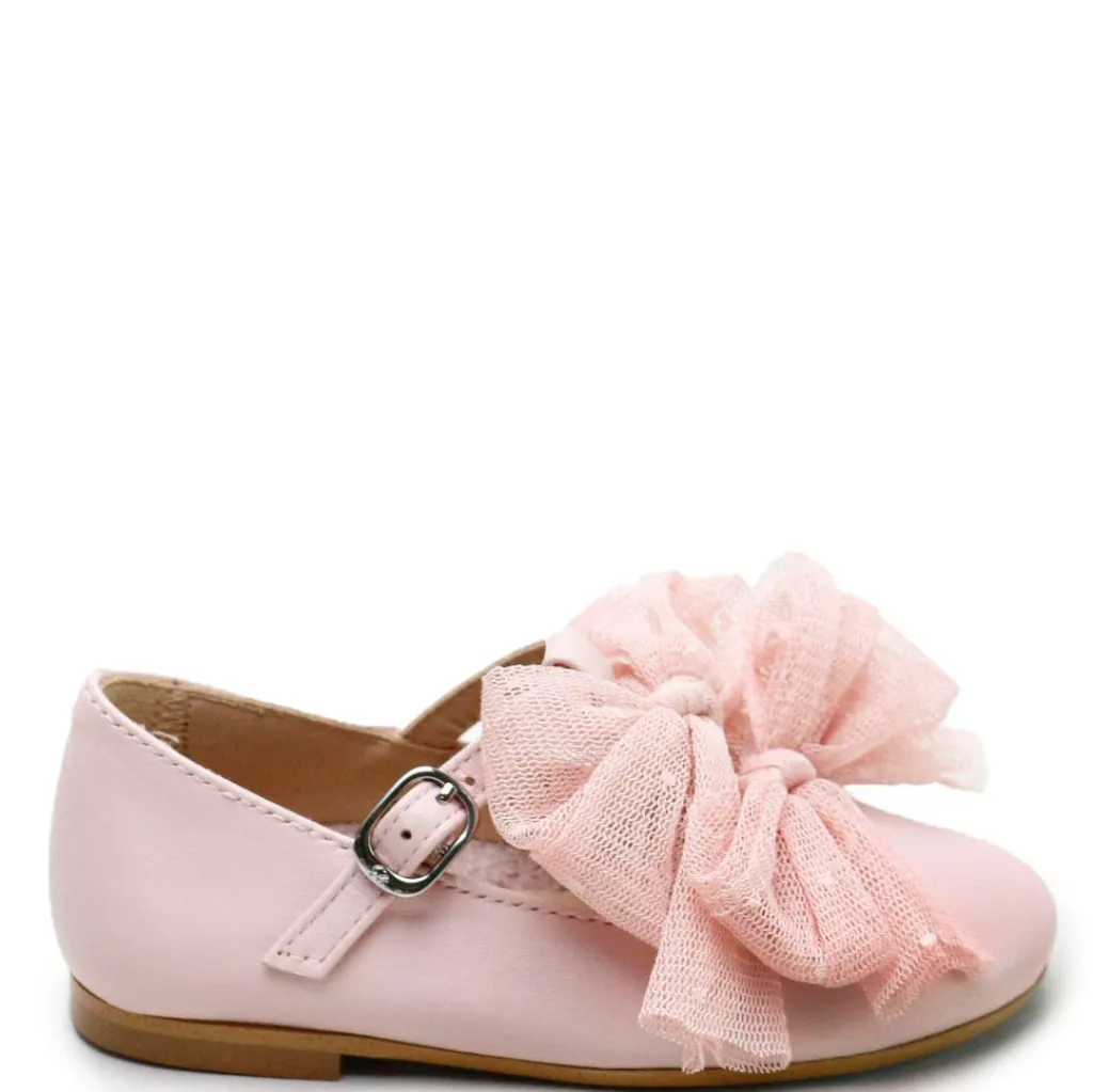 Papanatas Baby Pink Double Bow Mary Jane Sale