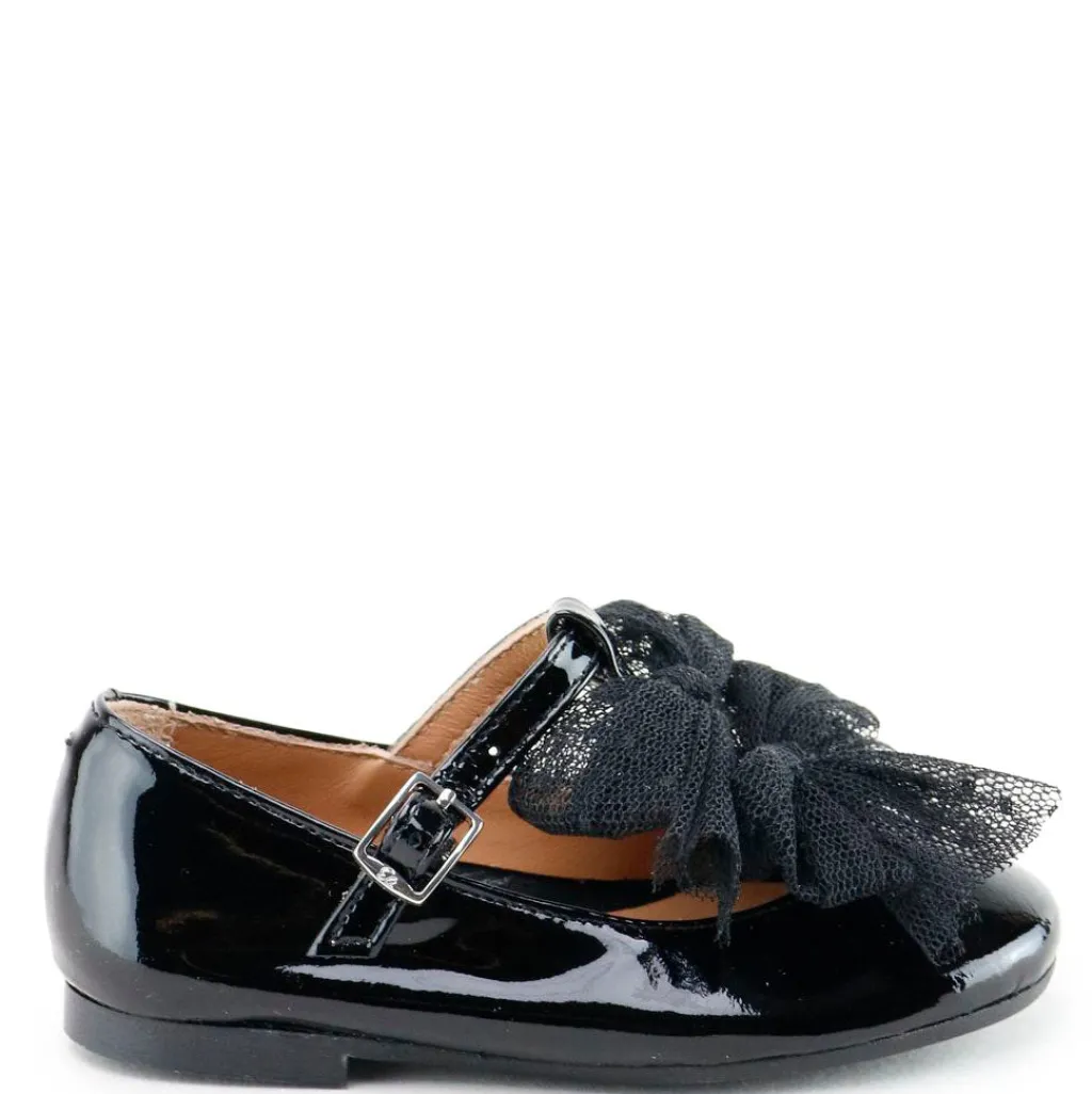 Papanatas Black Patent Bows Mary Jane Outlet