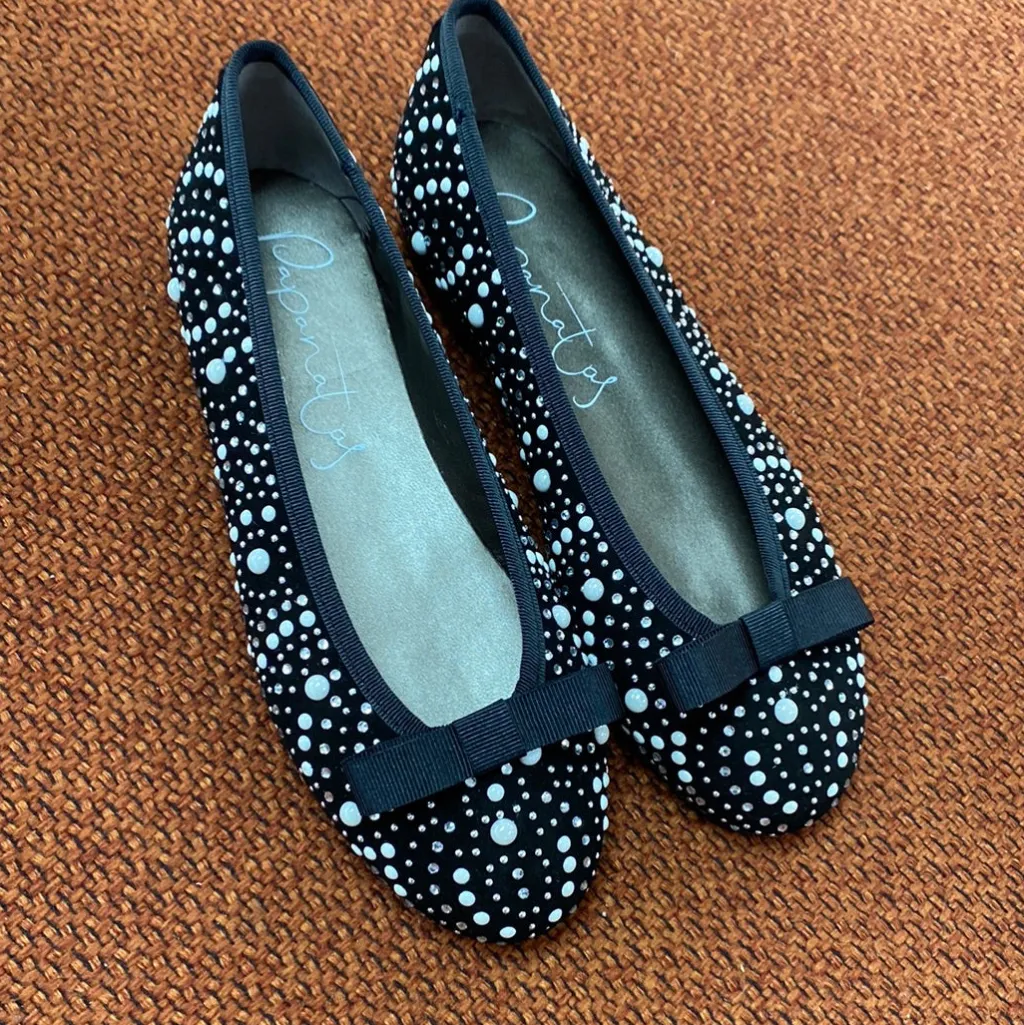 Papanatas Black Pearl Bow Flat Hot