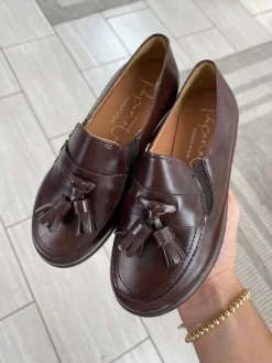 Papanatas Brown Leather Tassel Loafer Best