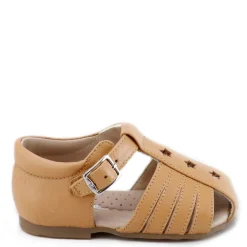 Papanatas Cappuccino Star Closed Toe Baby Sandal Clearance