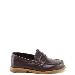 Papanatas Chocolate Leather Penny Loafer Hot