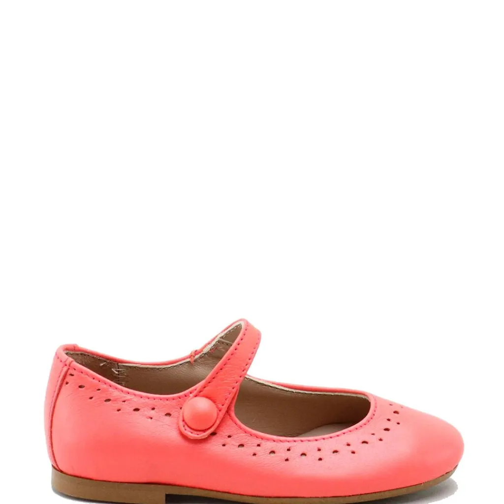 Papanatas Coral Perforated Mary Jane Outlet
