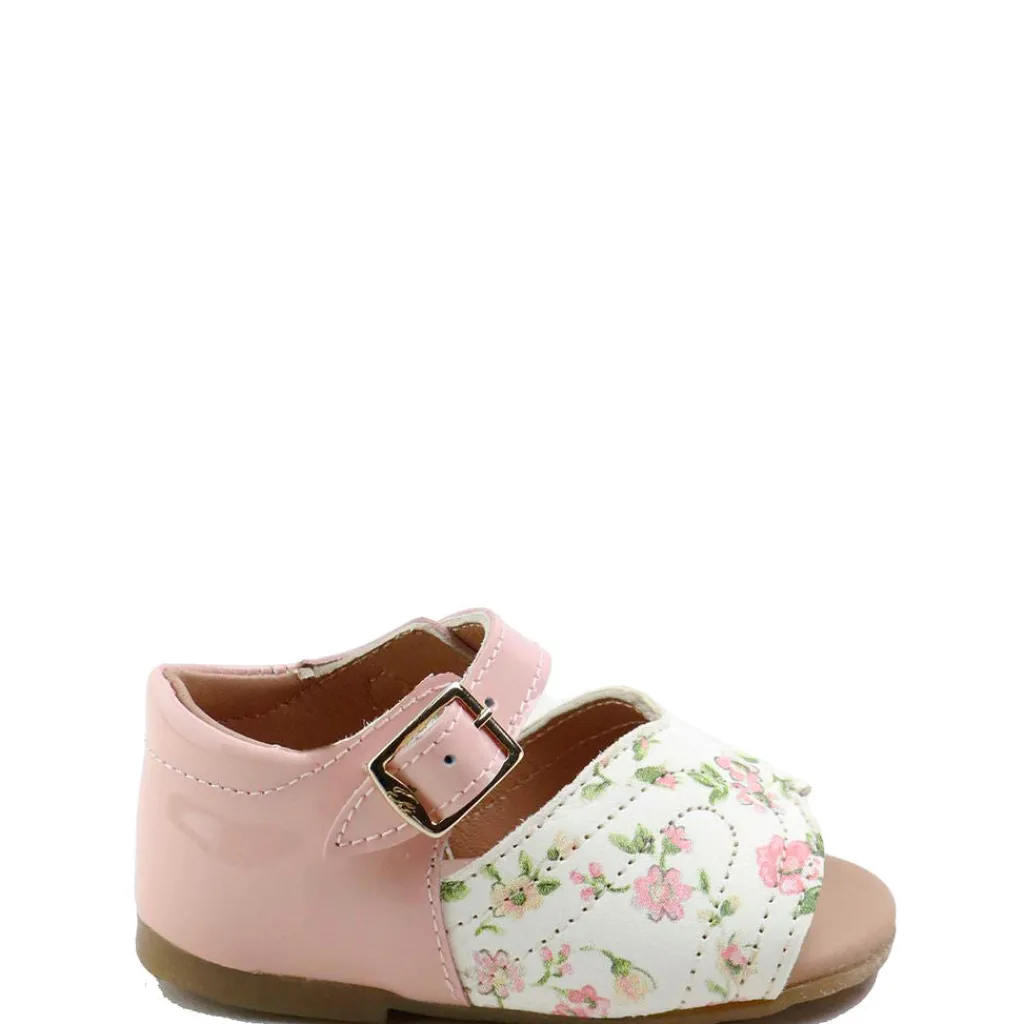 Papanatas Floral Pink Baby Sandal Hot