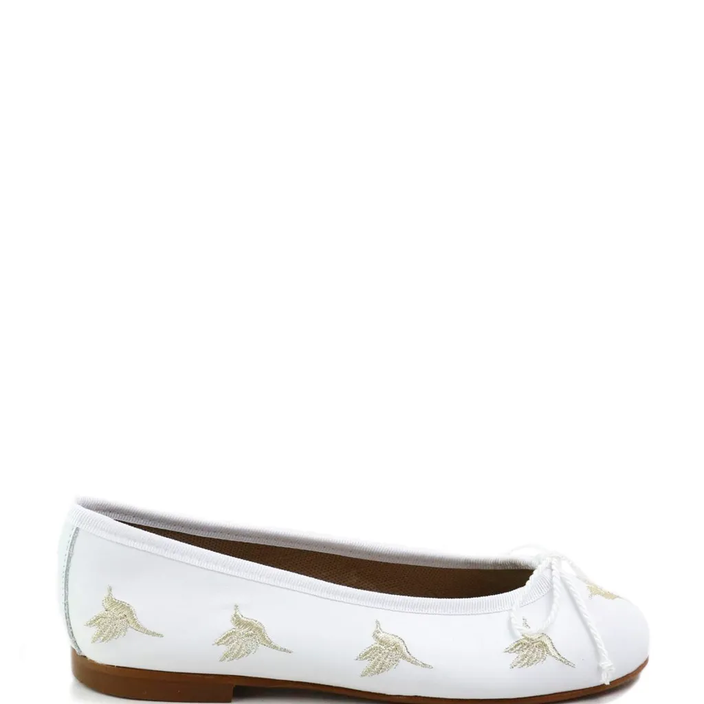 Papanatas Hummingbird Embroidered Flat Fashion