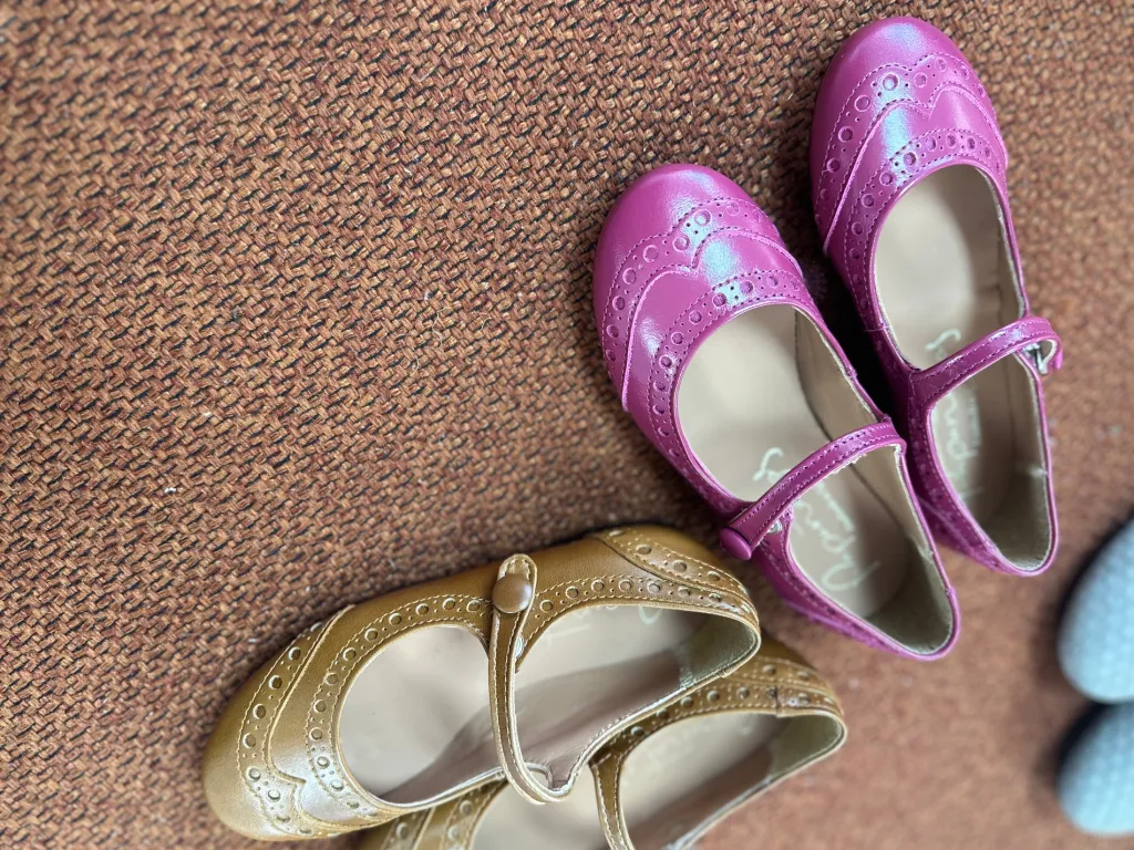 Papanatas Magenta Wingtip Mary Jane Outlet