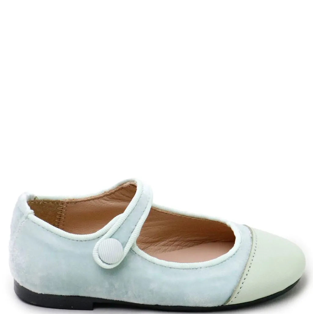 Papanatas Mint Velvet Captoe Mary Jane Online