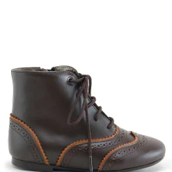 Papanatas Mocha Wingtip Dress Bootie Fashion