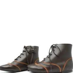Papanatas Mocha Wingtip Dress Bootie Fashion