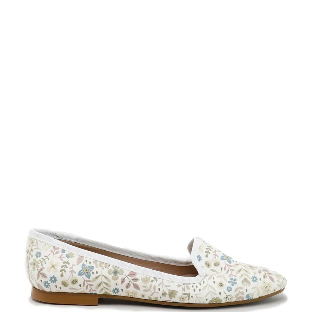 Papanatas Multi Floral Pastel Smoking Flat Fashion