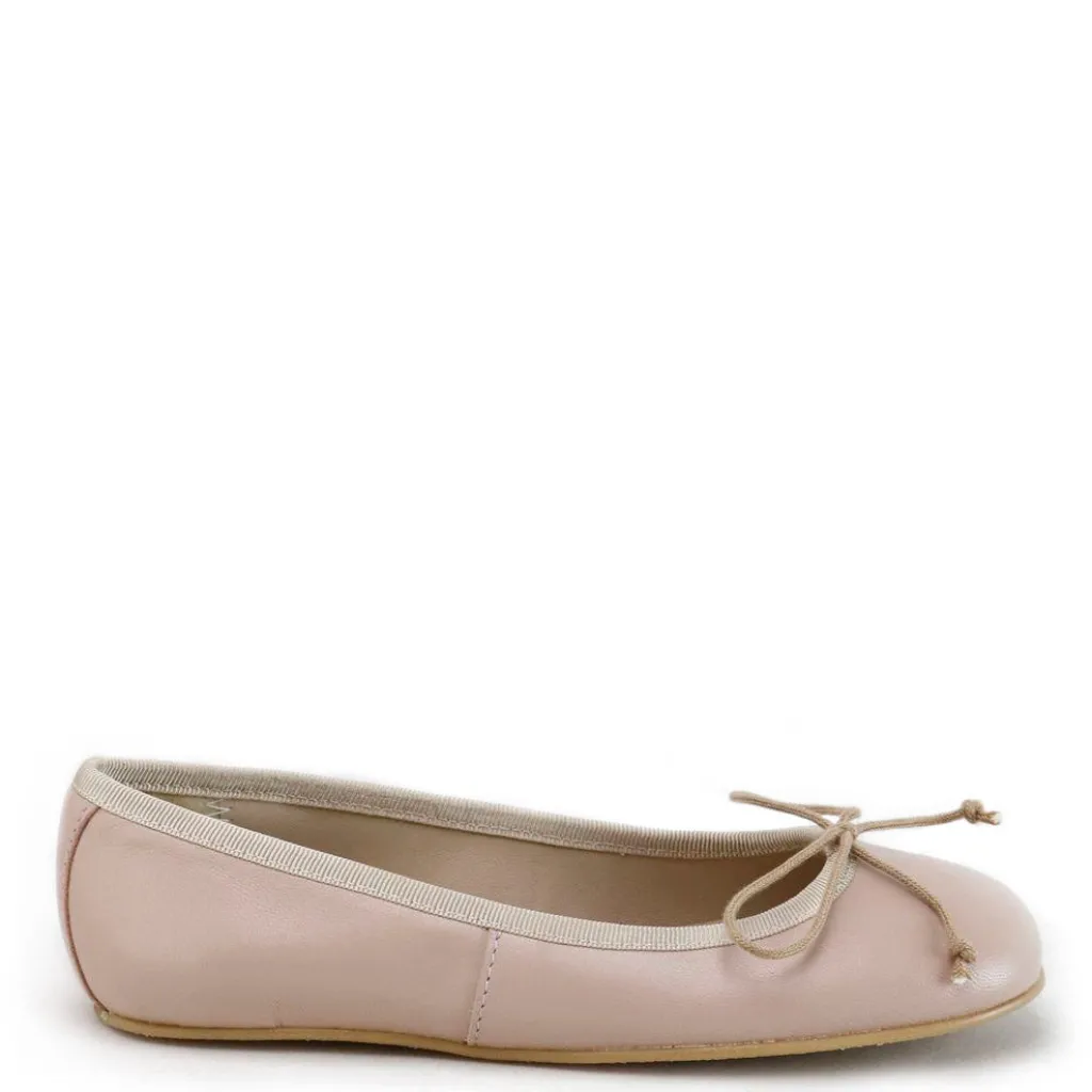 Papanatas Nude Bow Ballet Flat New