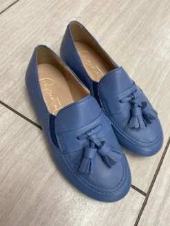 Papanatas Ocean Blue Tassel Loafer Online