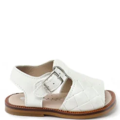 Papanatas Off White Diamond Baby Sandal Outlet