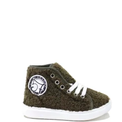 Papanatas Olive Shearling High Top Sneaker Outlet