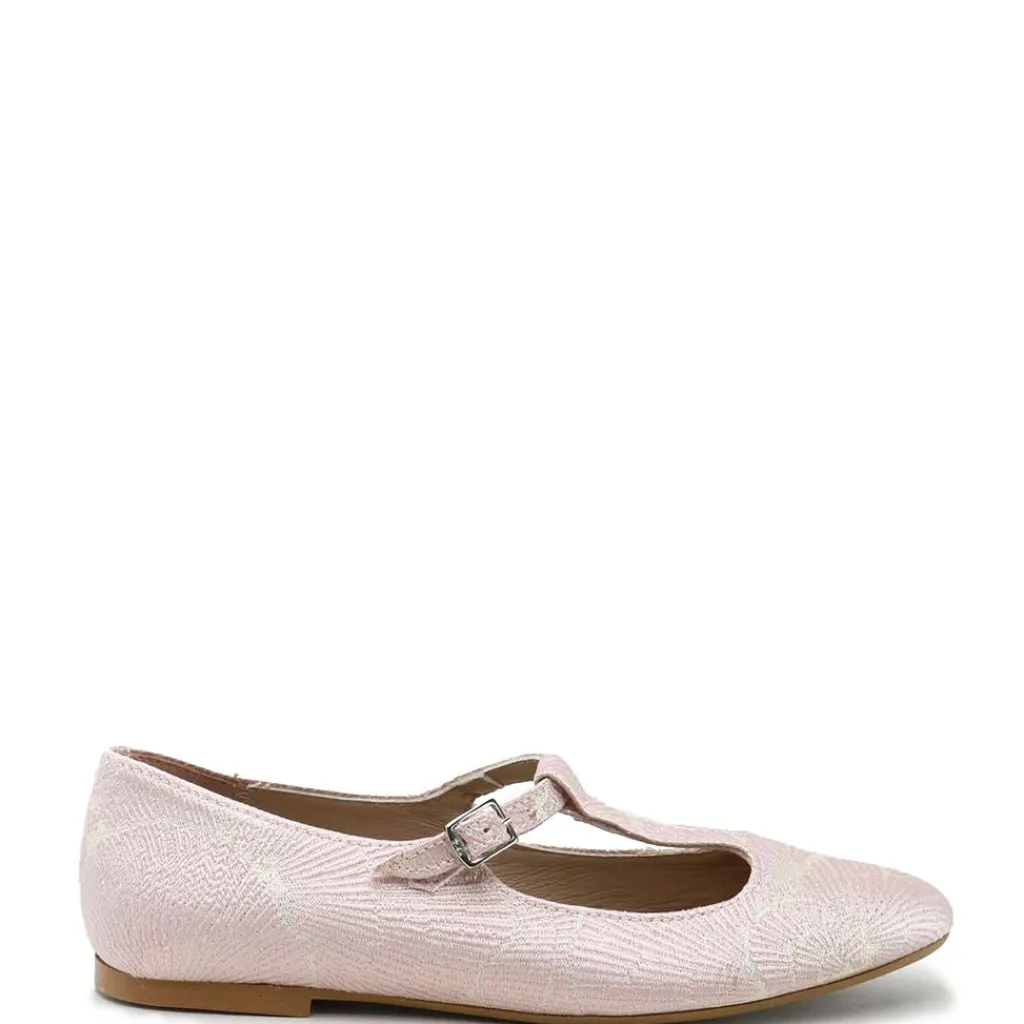 Papanatas Pale Pink Shell Pointed Mary Jane Outlet