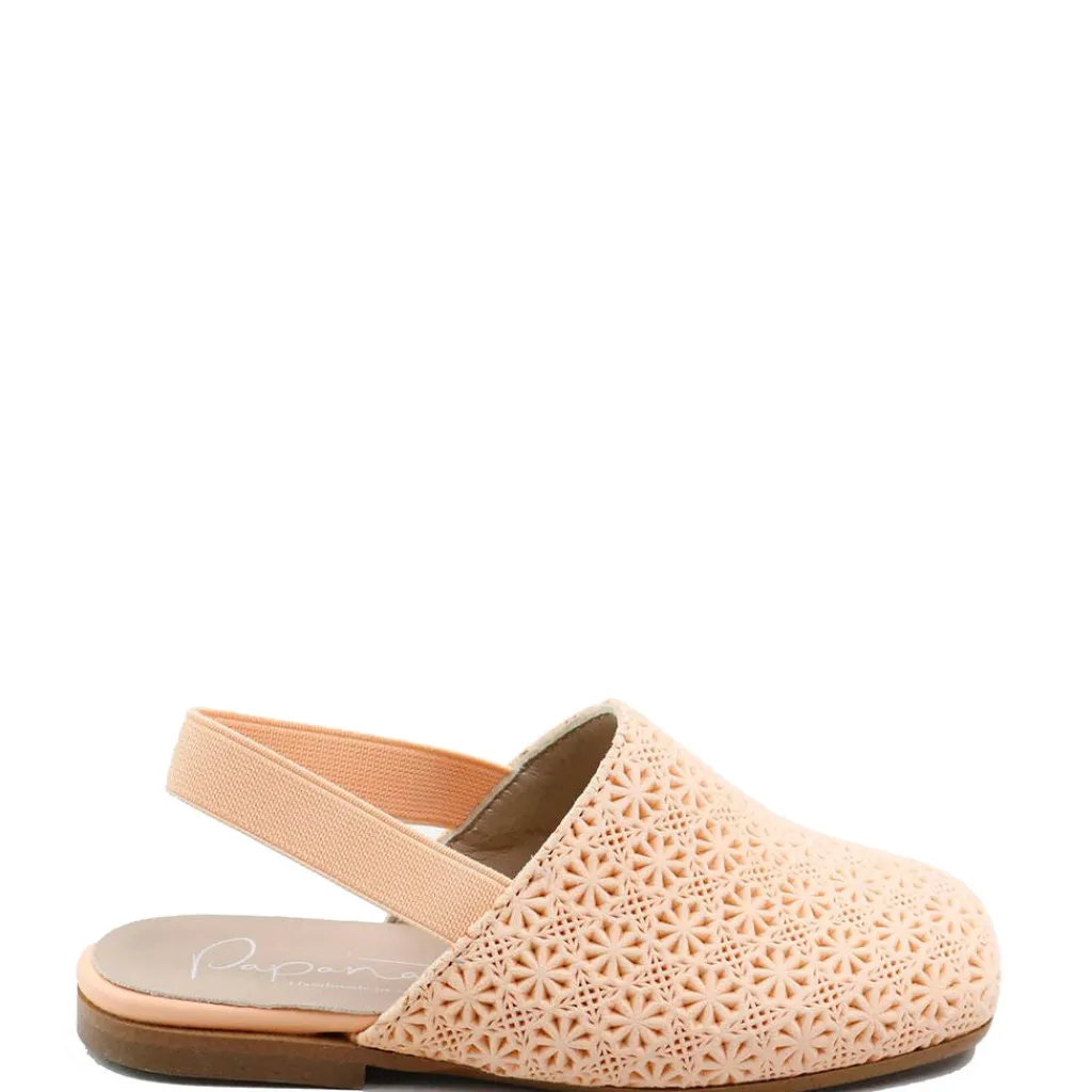 Papanatas Peach Stamped Mule Hot
