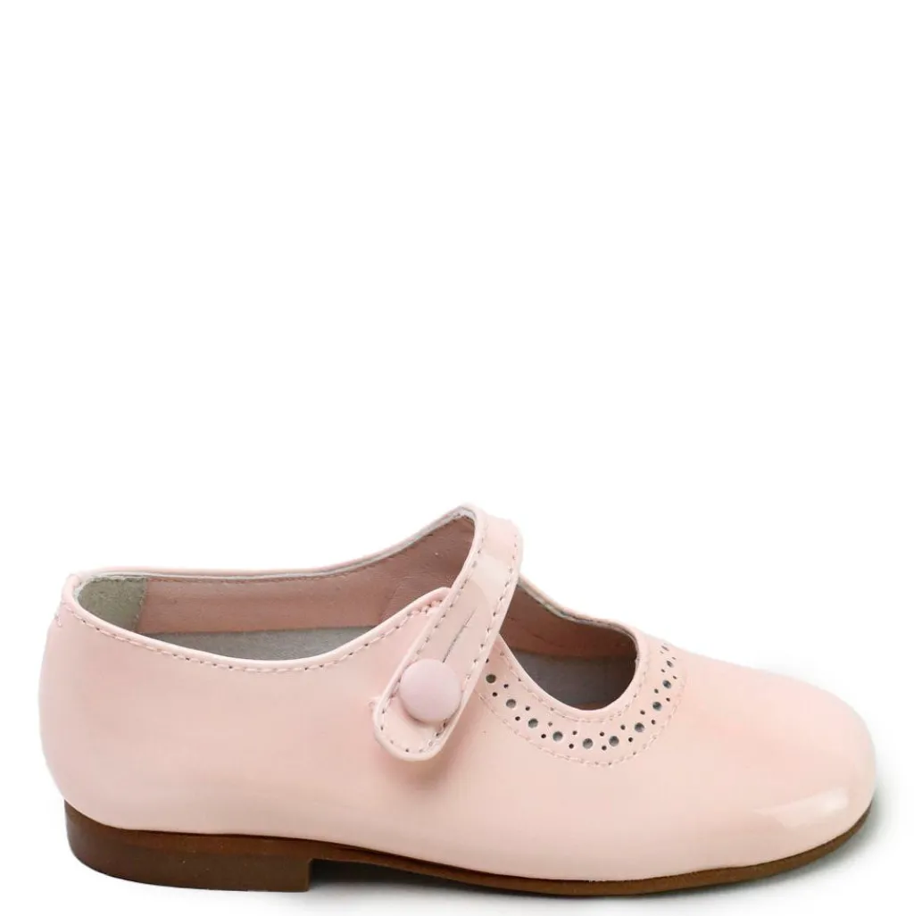 Papanatas Pink Patent Perforated Mary Jane Outlet
