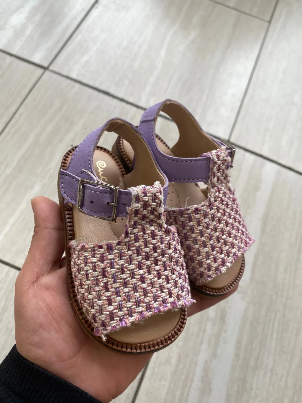 Papanatas Purple Weave Baby Sandal Outlet