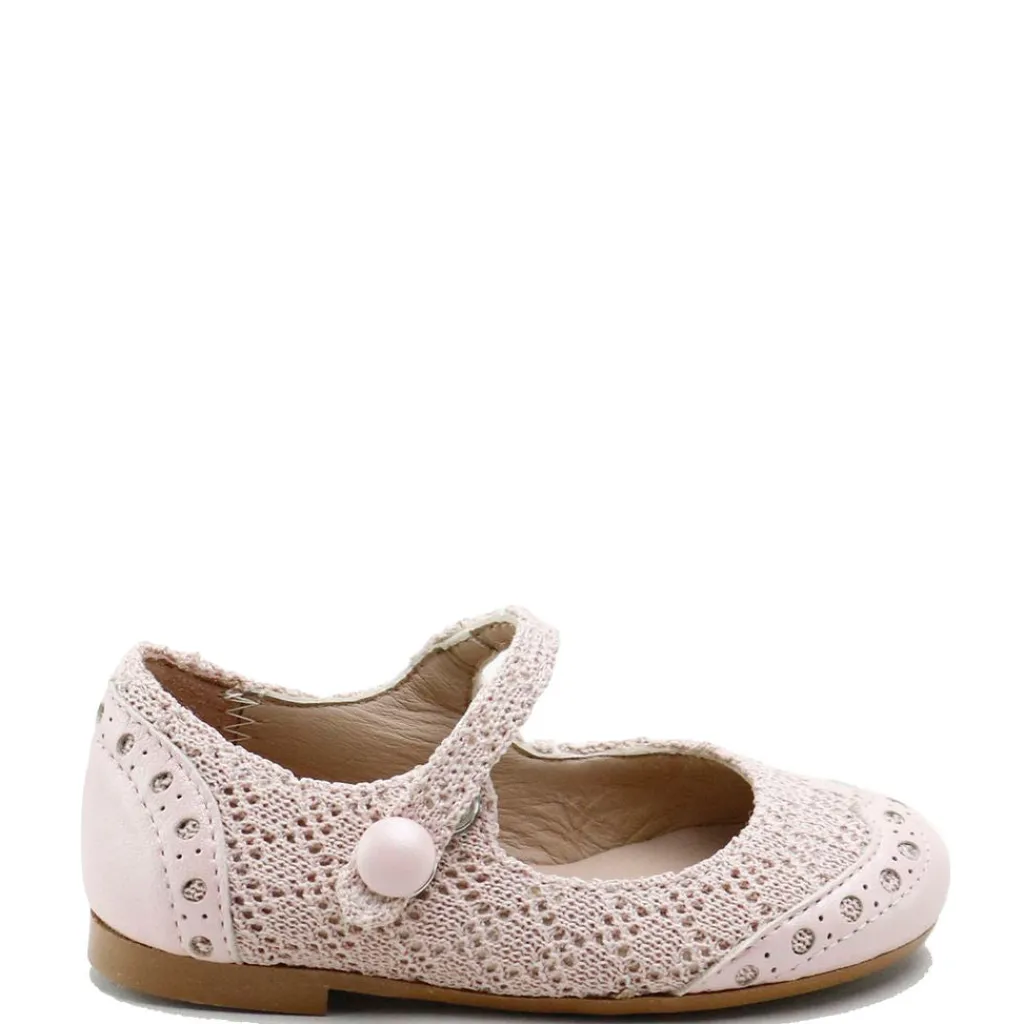 Papanatas Rose Knit Wingtip Mary Jane Hot