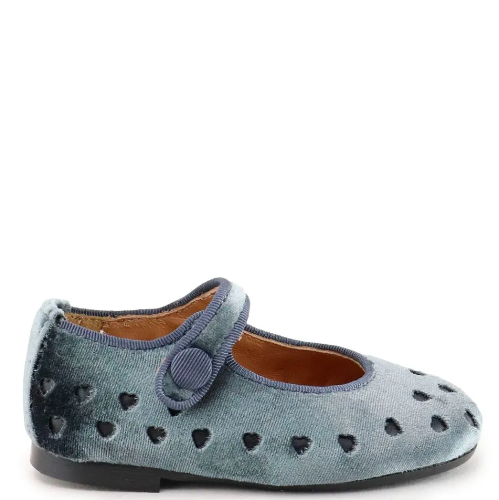 Papanatas Steel Velvet Heart Mary Jane Outlet
