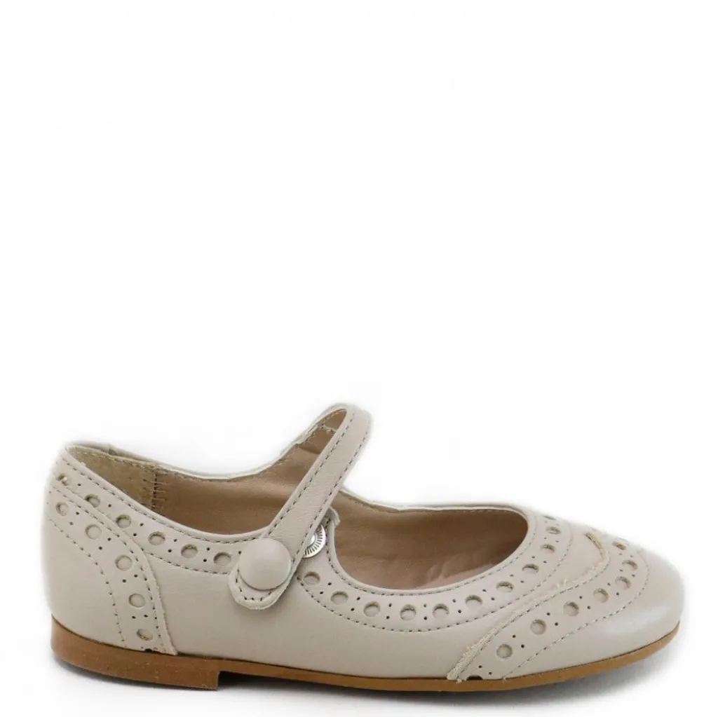 Papanatas Stone Leather Wingtip Mary Jane Discount