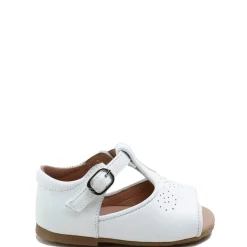 Papanatas White Perforated Baby Sandal Clearance