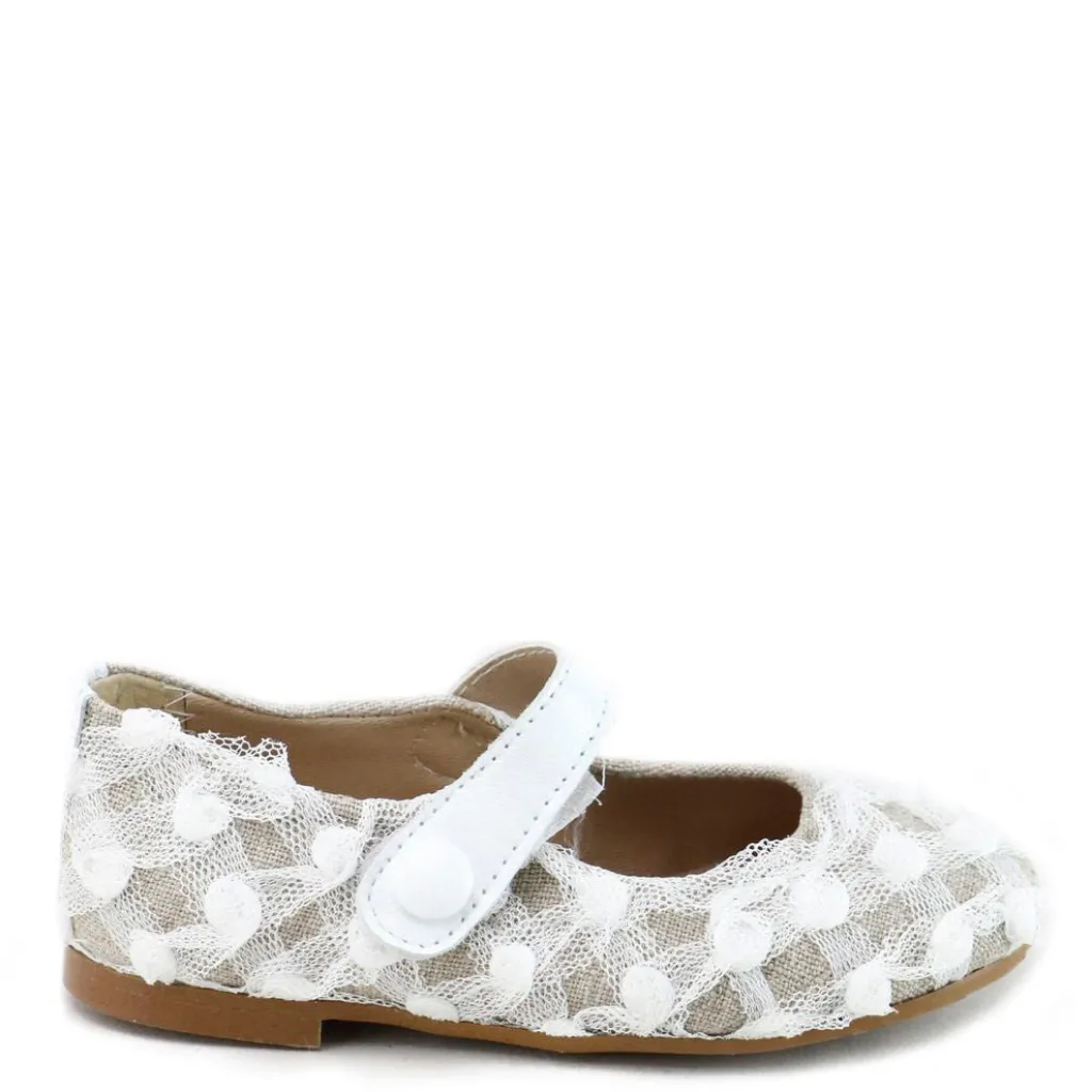 Papanatas White Tulle Mary Jane Discount