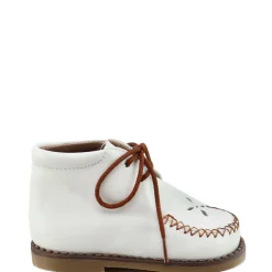 Papanatas Winter White Perforated Baby Bootie Best