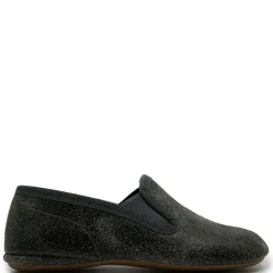 PèPè Pepe Black Cracked Slipper Loafer Discount