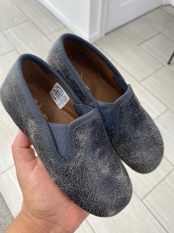 PèPè Pepe Black Cracked Slipper Loafer Discount
